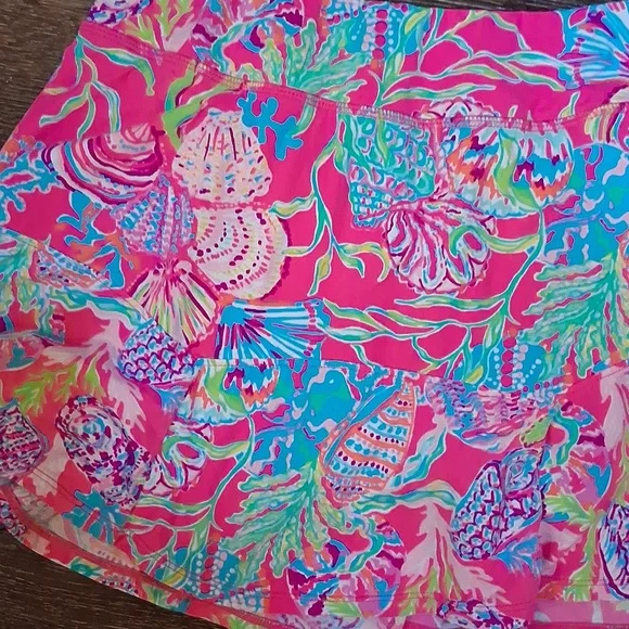 Lilly Pulitzer Corrine Skort Shell Me Something Good Size Small EUC - Picture 3 of 7